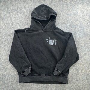 Anine Bing Hoodie Sz L Charcoal Gray Pullover